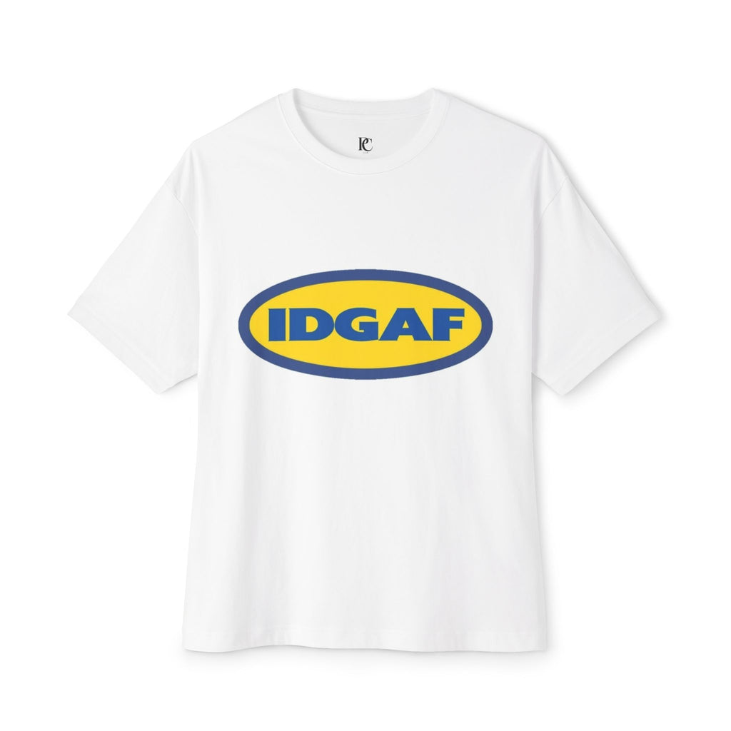 IDGAF Unisex Oversized Boxy Tee