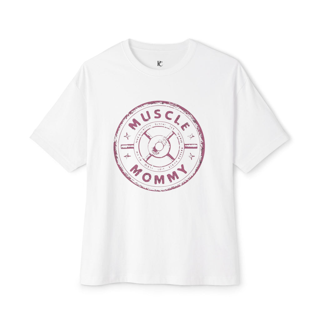 Muscle Mommy Tee — Vintage Barbell Fitness Shirt