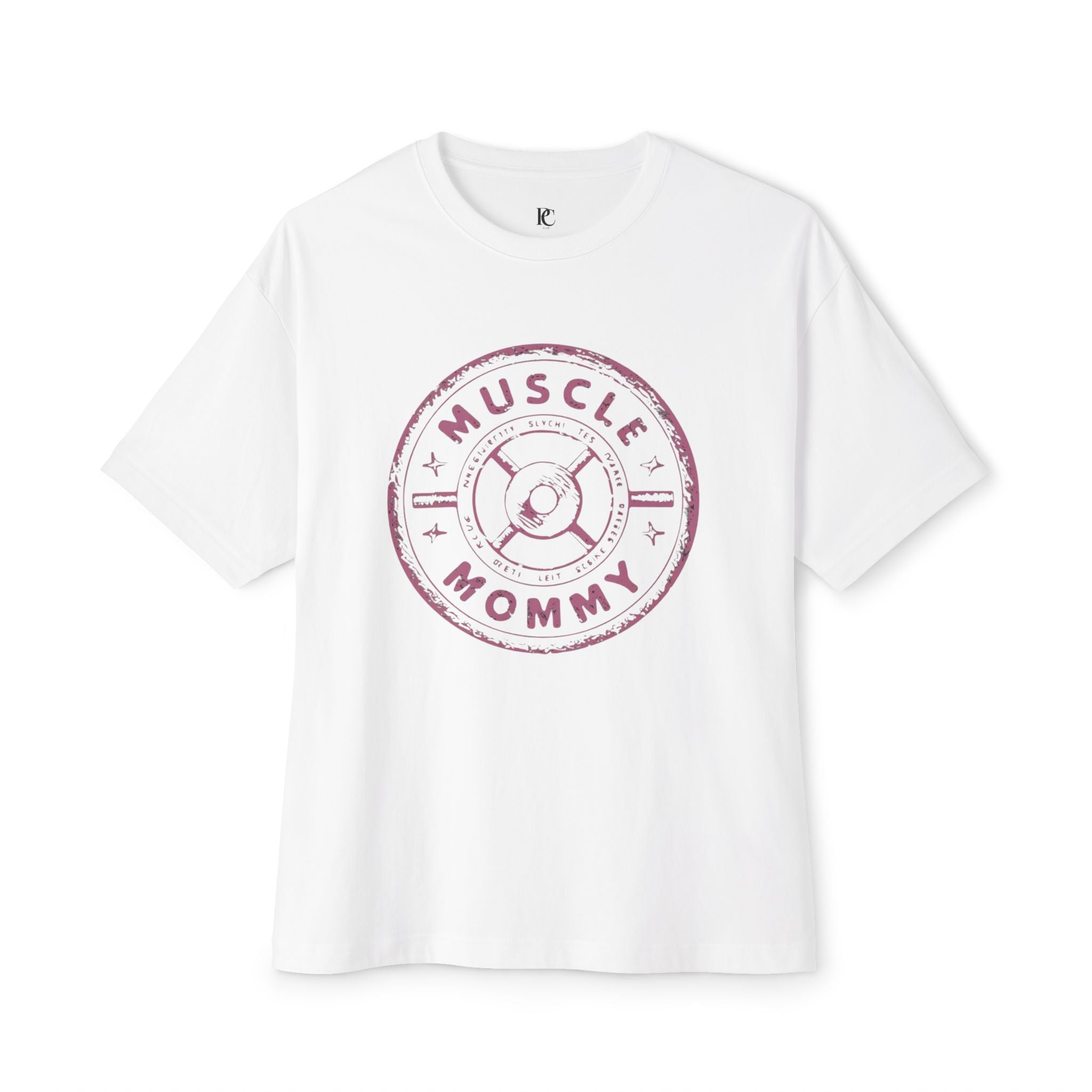 Muscle Mommy Tee — Vintage Barbell Fitness Shirt
