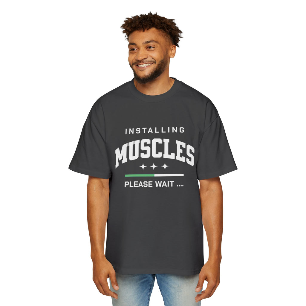 Installing Muscles Tee — Funny Gym Workout T-Shirt