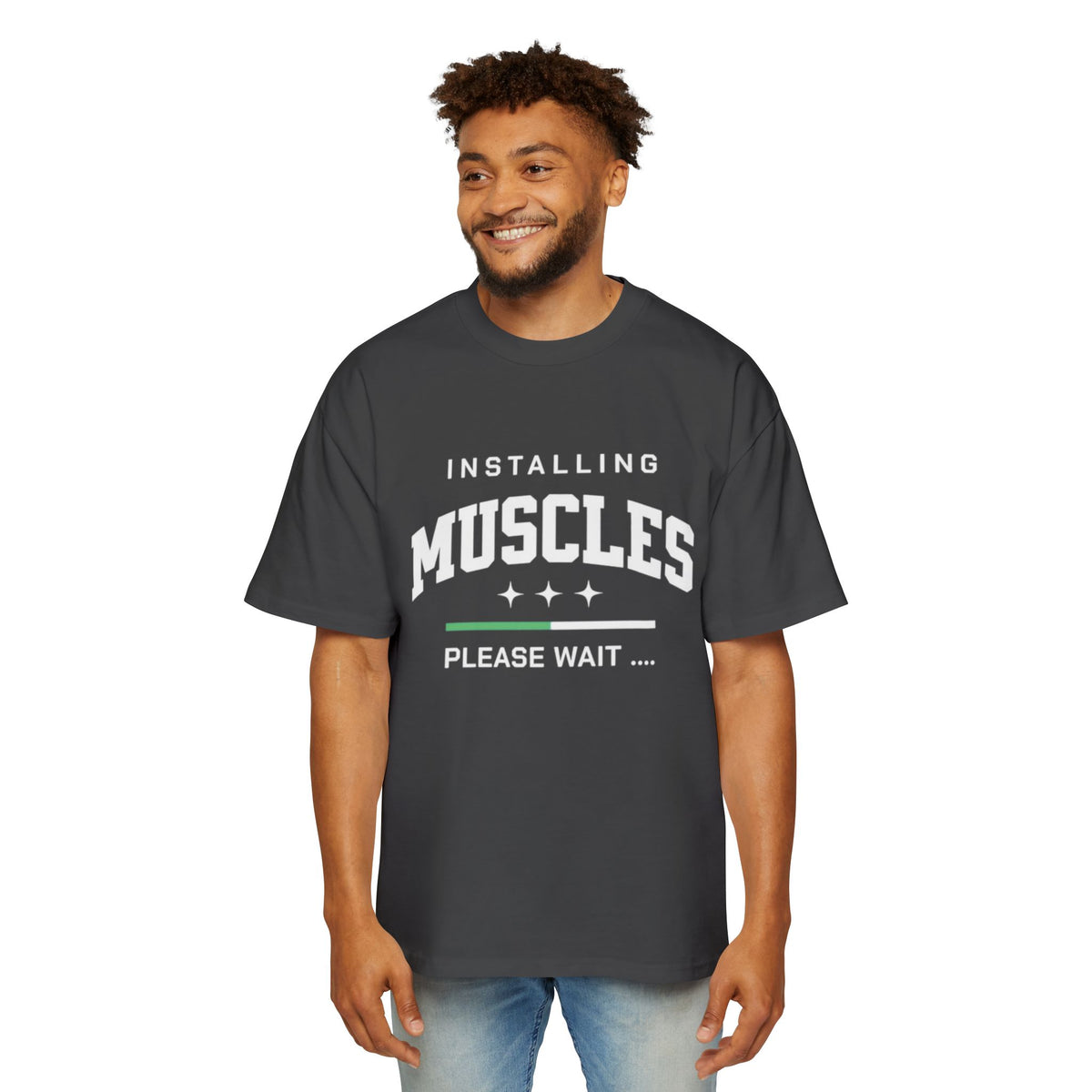 Installing Muscles Tee — Funny Gym Workout T-Shirt