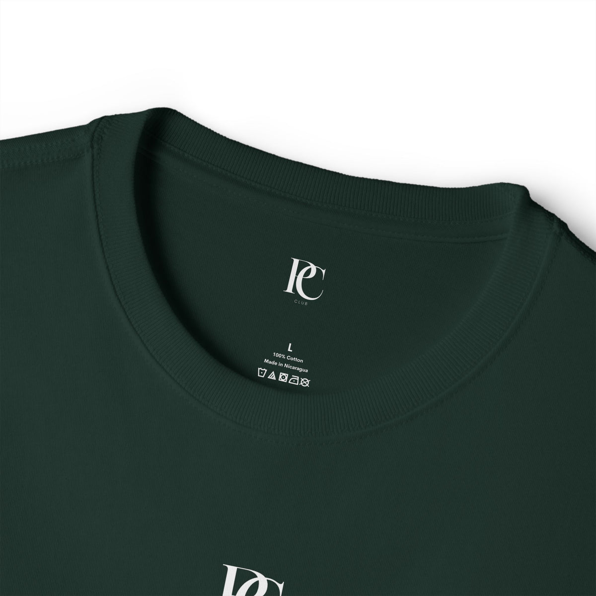Chosen one Boxy Tee — Forest Green Oversized T‑Shirt