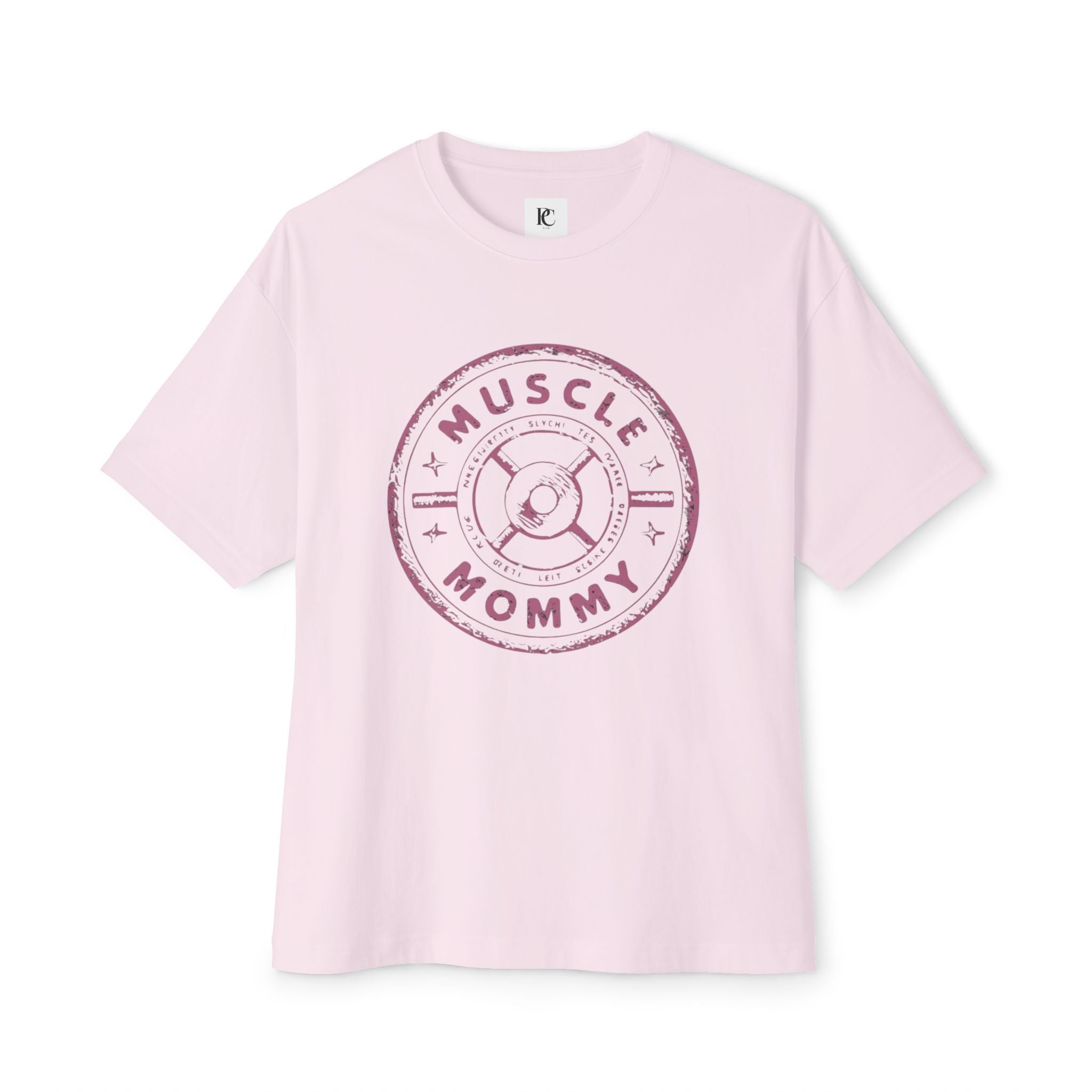 Muscle Mommy Tee — Vintage Barbell Fitness Shirt