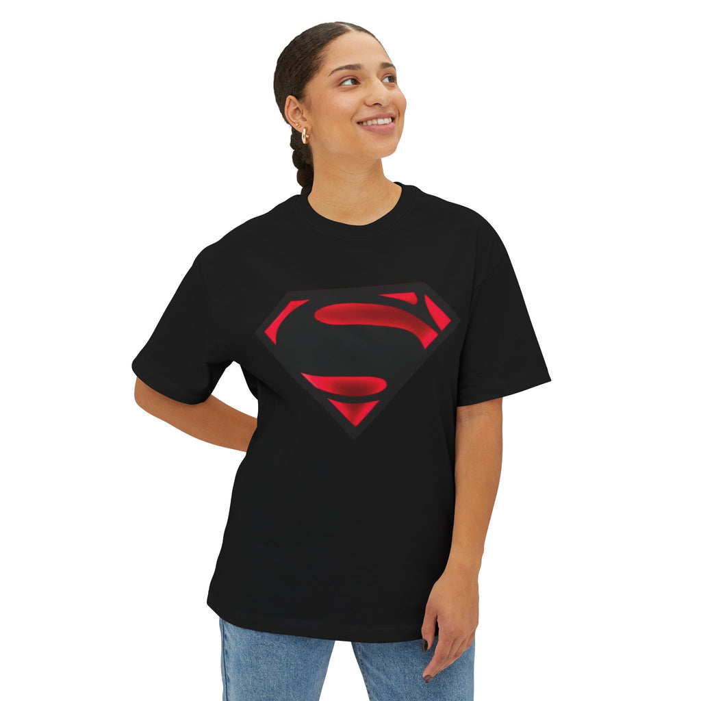 Superman — (Limited edition) Red Emblem Oversized T-Shirt