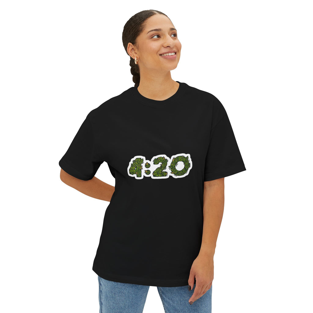 4:20 Unisex Boxy Oversized T-Shirt