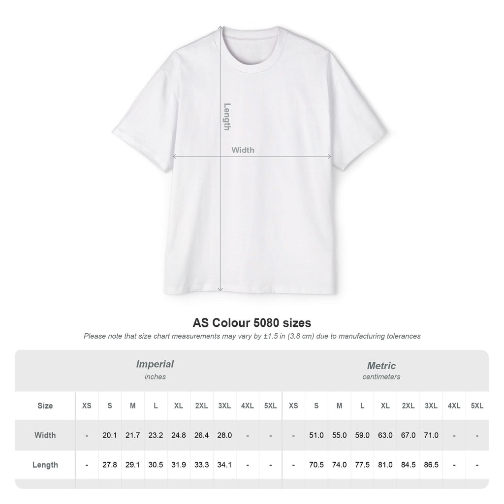 Be Original Oversized Tee — Black Graphic Men’s T-Shirt