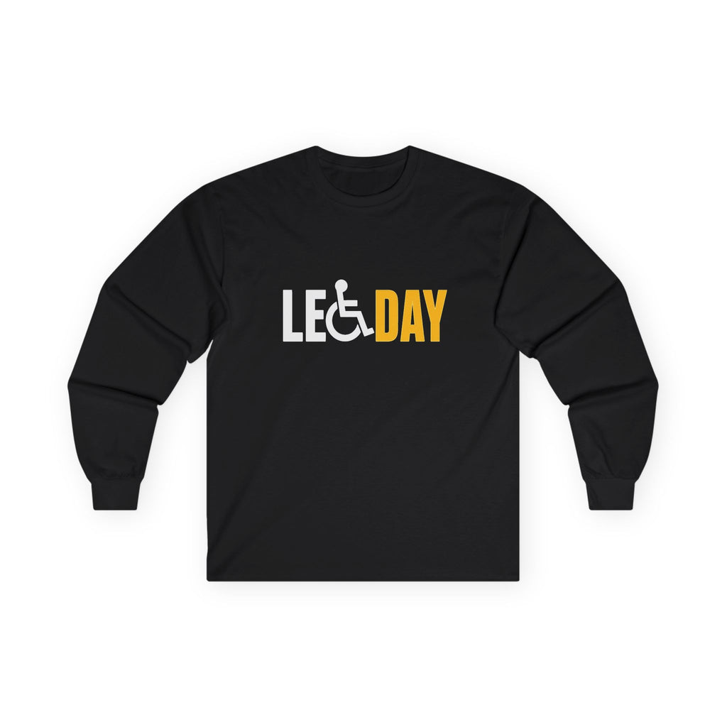 Accessibility Pride Long Sleeve Tee — "LE & DAY" Wheelchair Icon Design