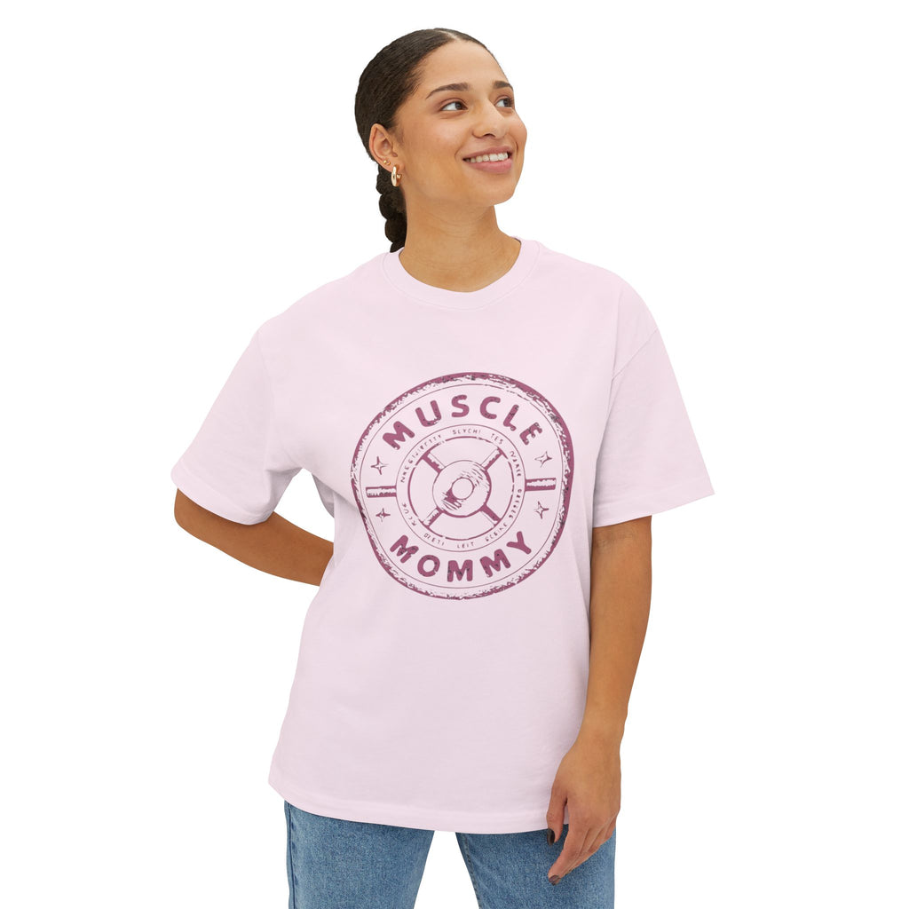 Muscle Mommy Tee — Vintage Barbell Fitness Shirt