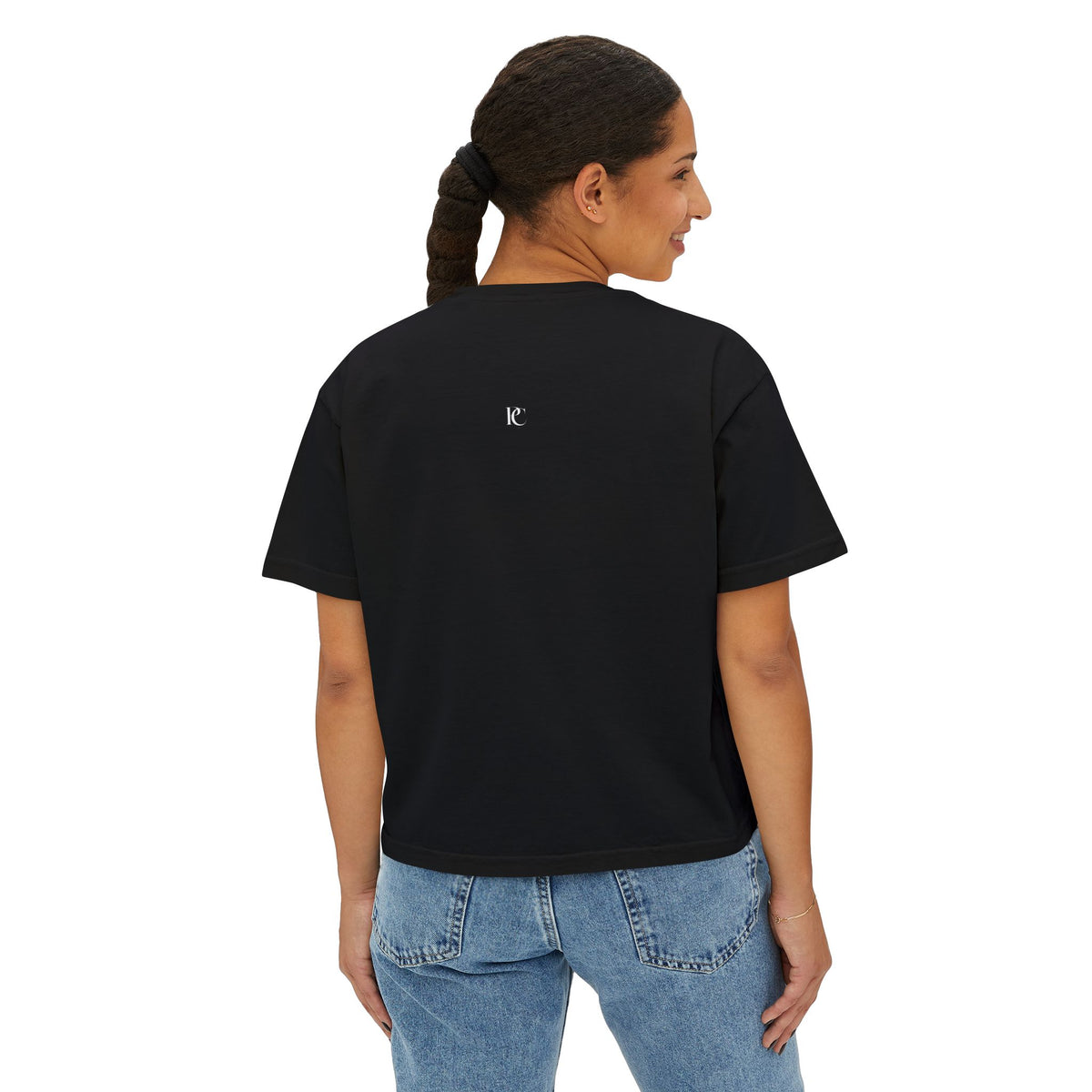 It's Never Luck Boxy Tee — Women’s Crop T‑Shirt