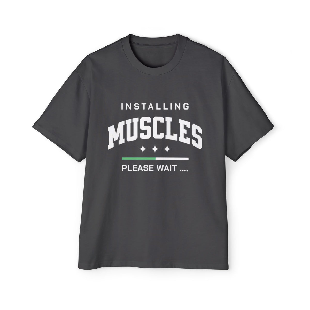 Installing Muscles Tee — Funny Gym Workout T-Shirt