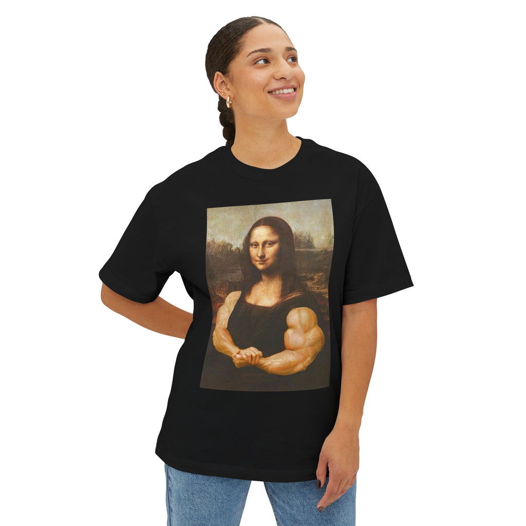 Mona Lisa GainsTee — Unisex Oversized T-Shirt