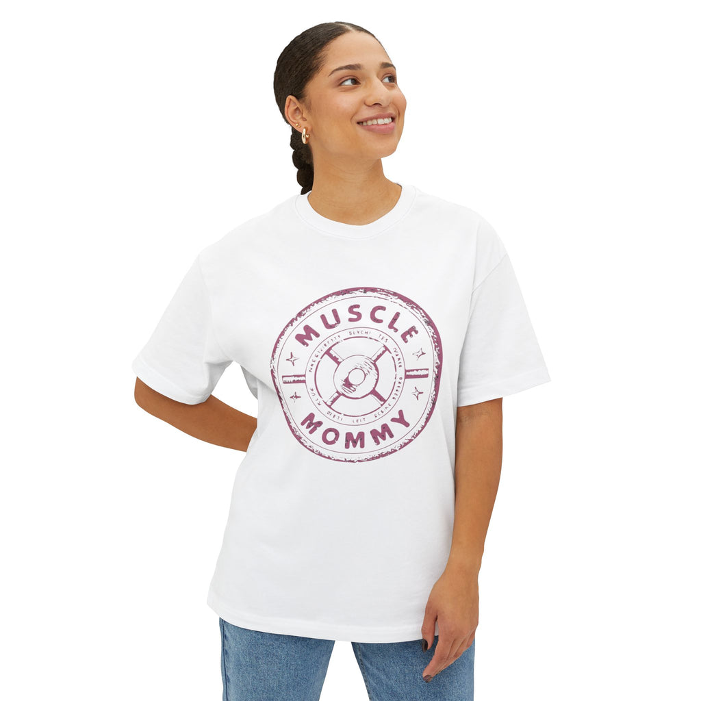 Muscle Mommy Tee — Vintage Barbell Fitness Shirt