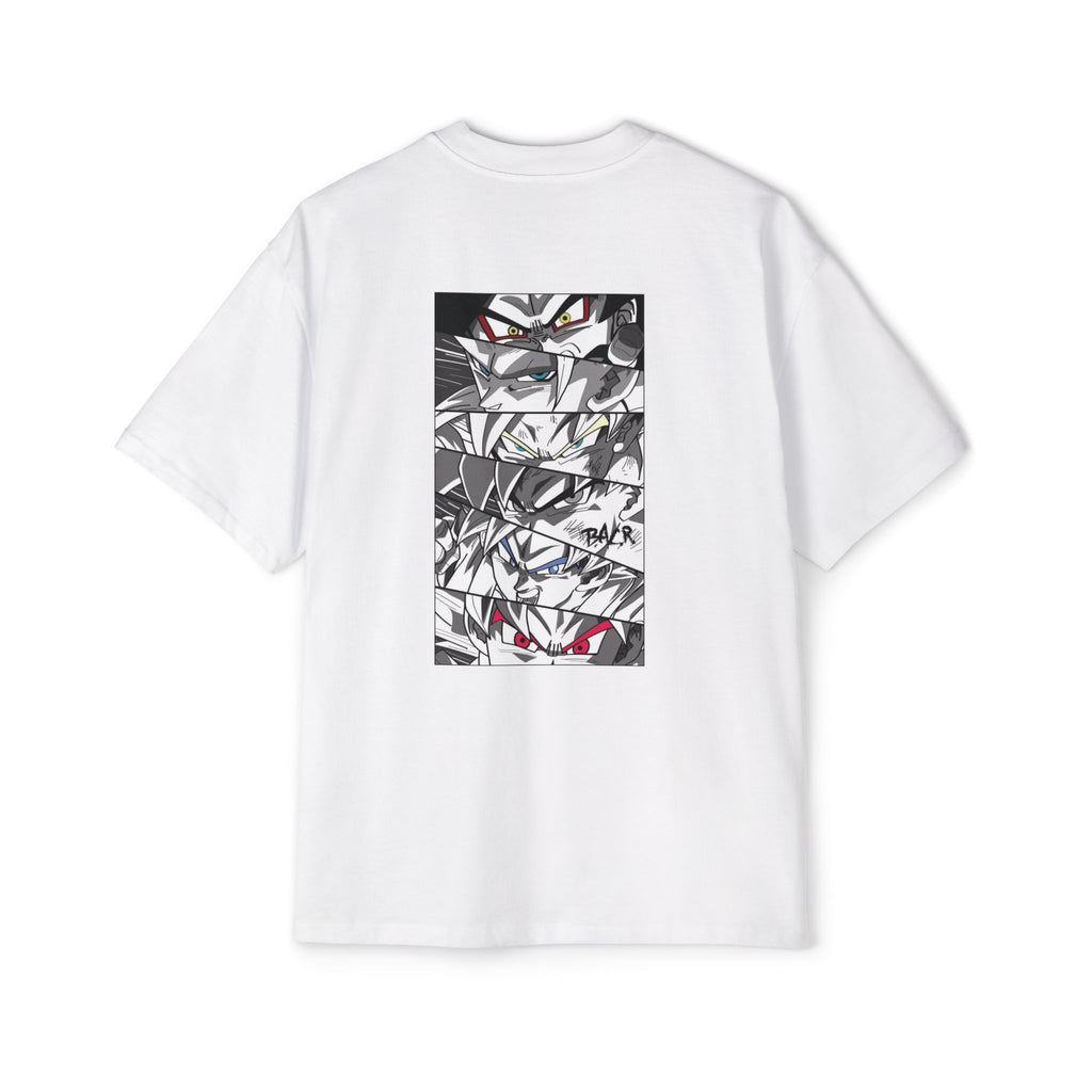 Eyes Of A Sayain- Men's Heavy Oversized Tee