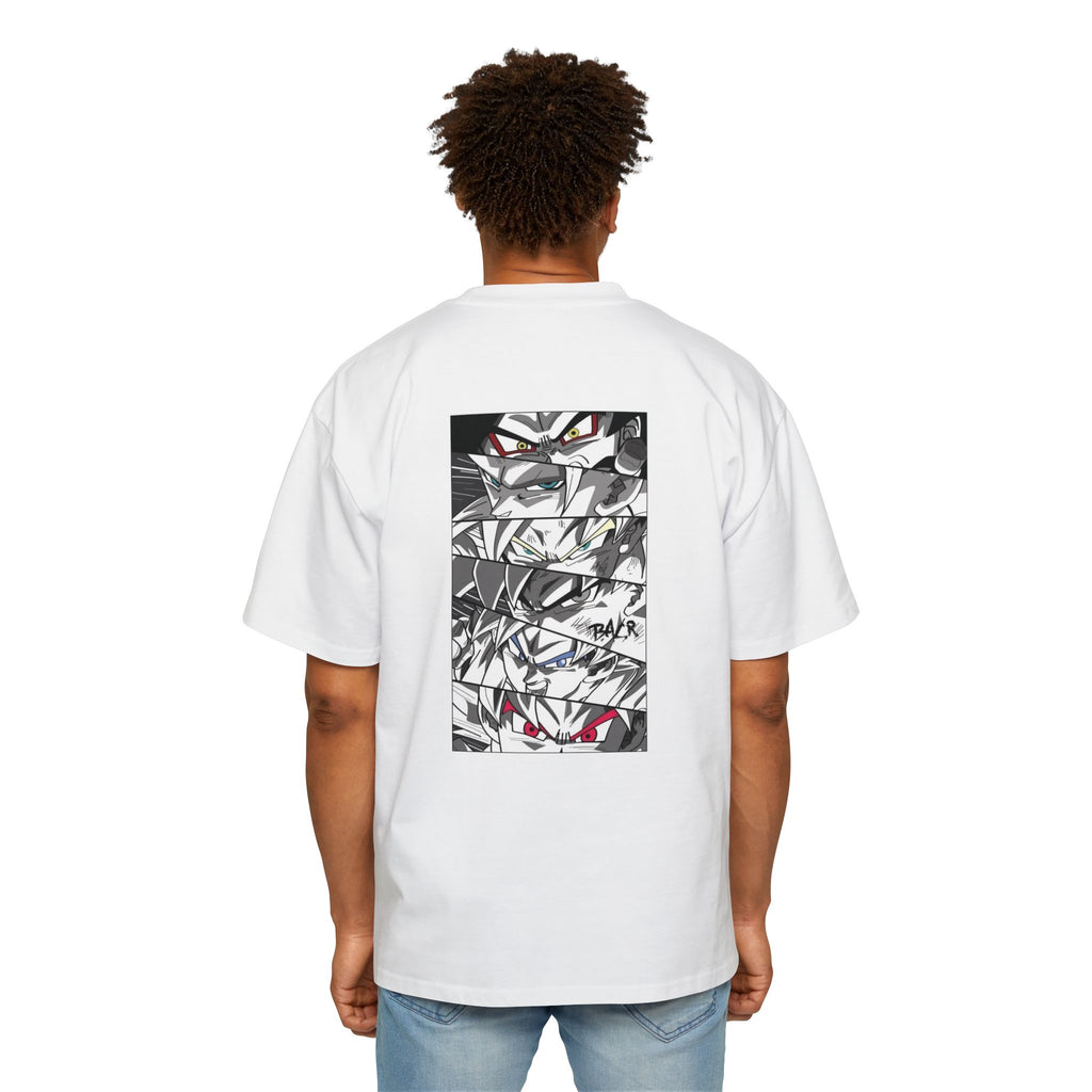 Eyes Of A Sayain- Men's Heavy Oversized Tee