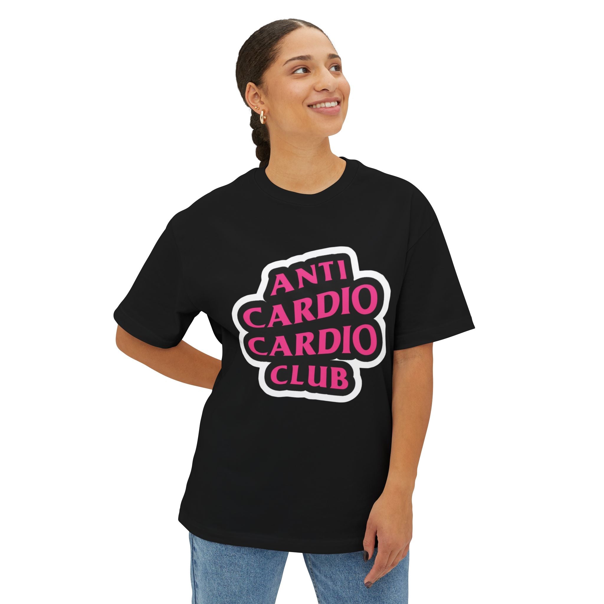 Anti Cardio Club Tee —Oversized T‑Shirt