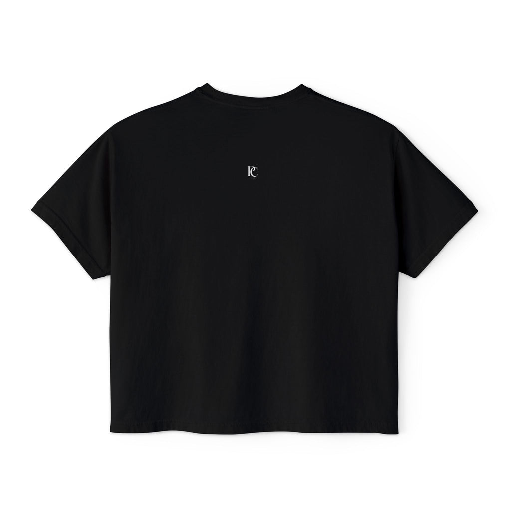 It's Never Luck Boxy Tee — Women’s Crop T‑Shirt