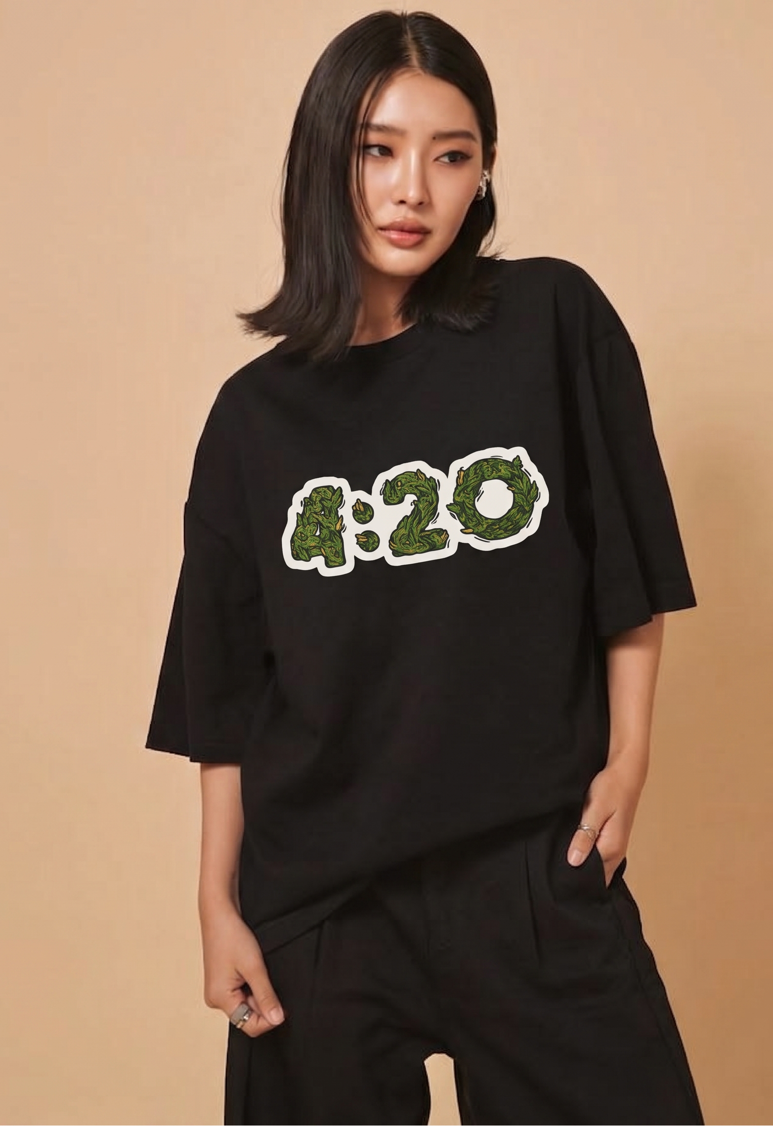 4:20 Unisex Boxy Oversized T-Shirt