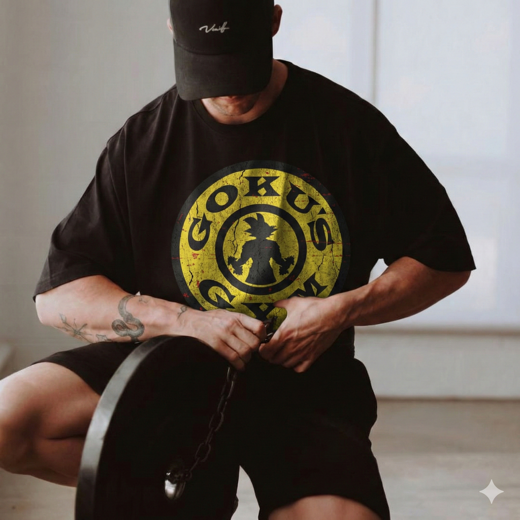 Goku's Gym X PC Club— Oversized T-Shirt