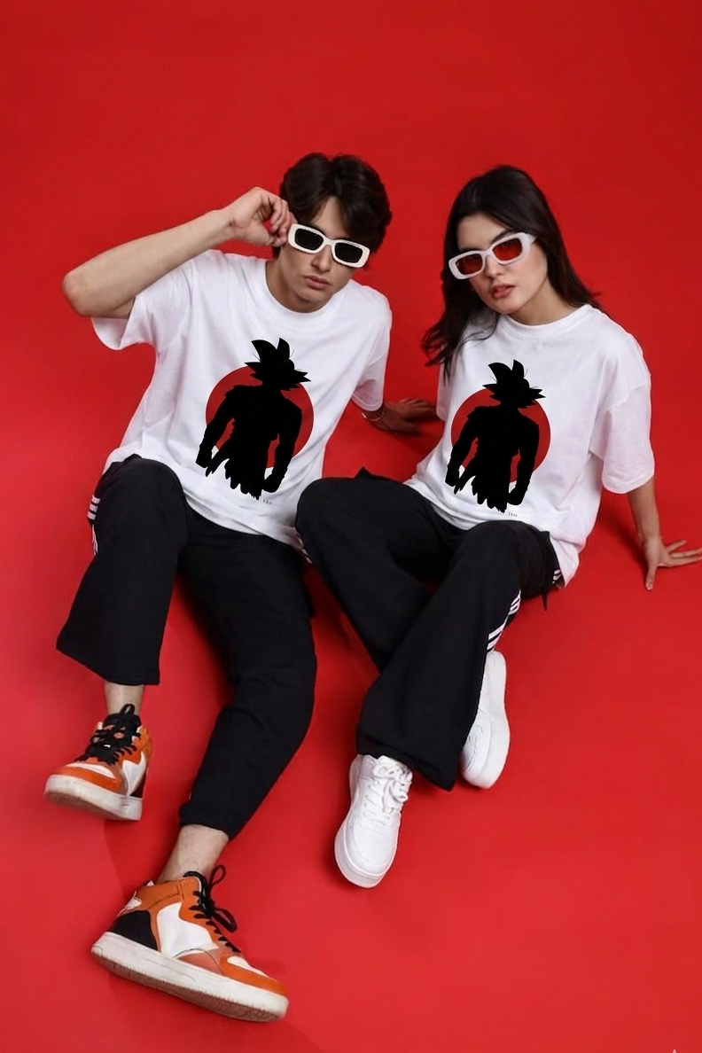 Saiyan Silhouette oversized Tee