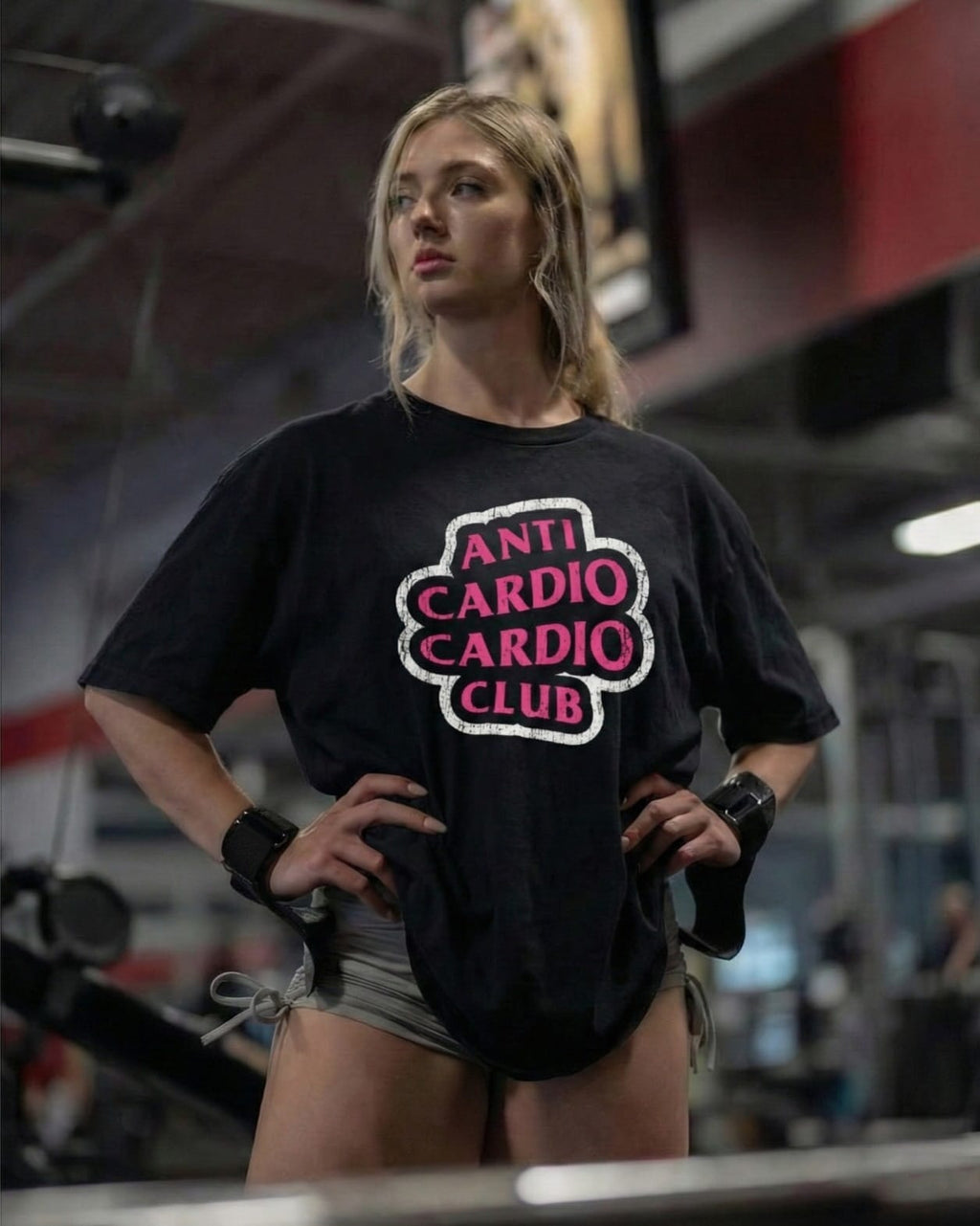 Anti Cardio Club Tee —Oversized T‑Shirt
